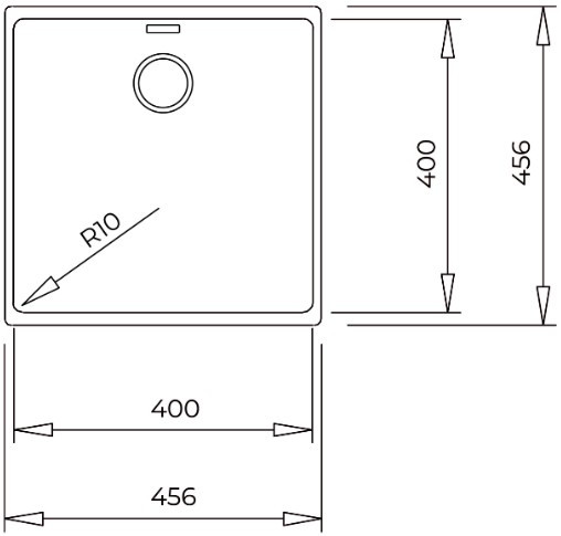 Кухонная мойка Teka Radea R10 40.40 M-TG (белый)