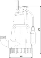 Дренажный насос Grundfos KPC 600 A