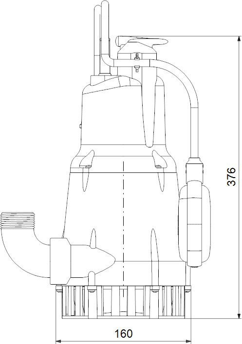 Дренажный насос Grundfos KPC 600 A