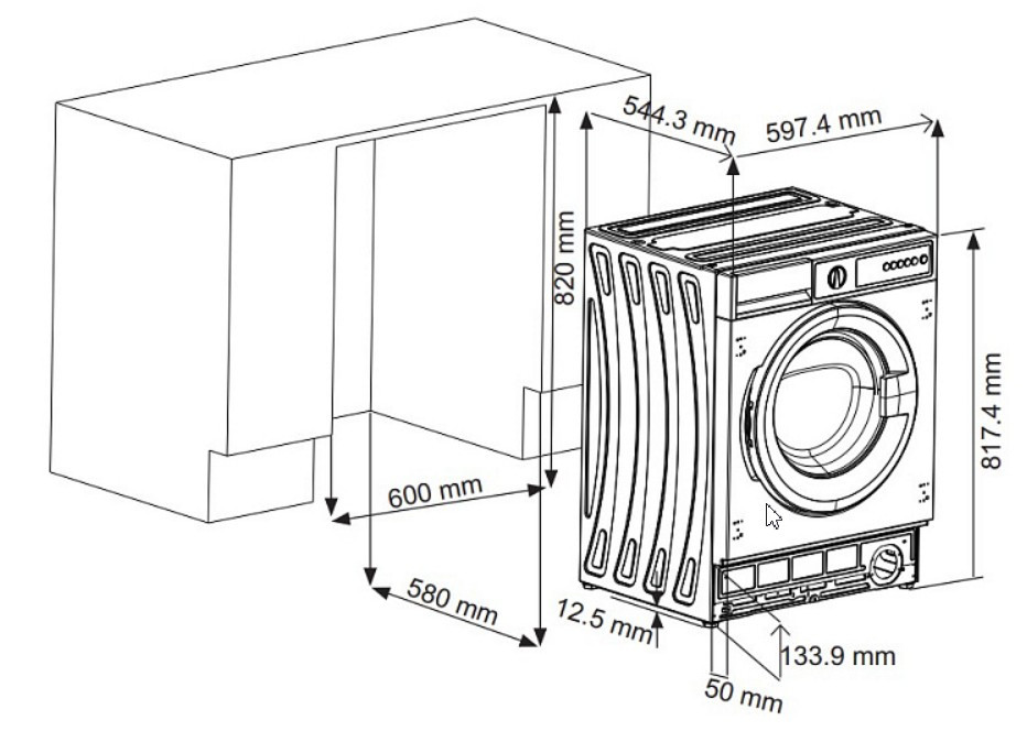 Стиральная машина Korting KWMI 14V87
