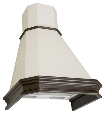 Вытяжка Elikor Пергола 60 бежевый / дуб венге