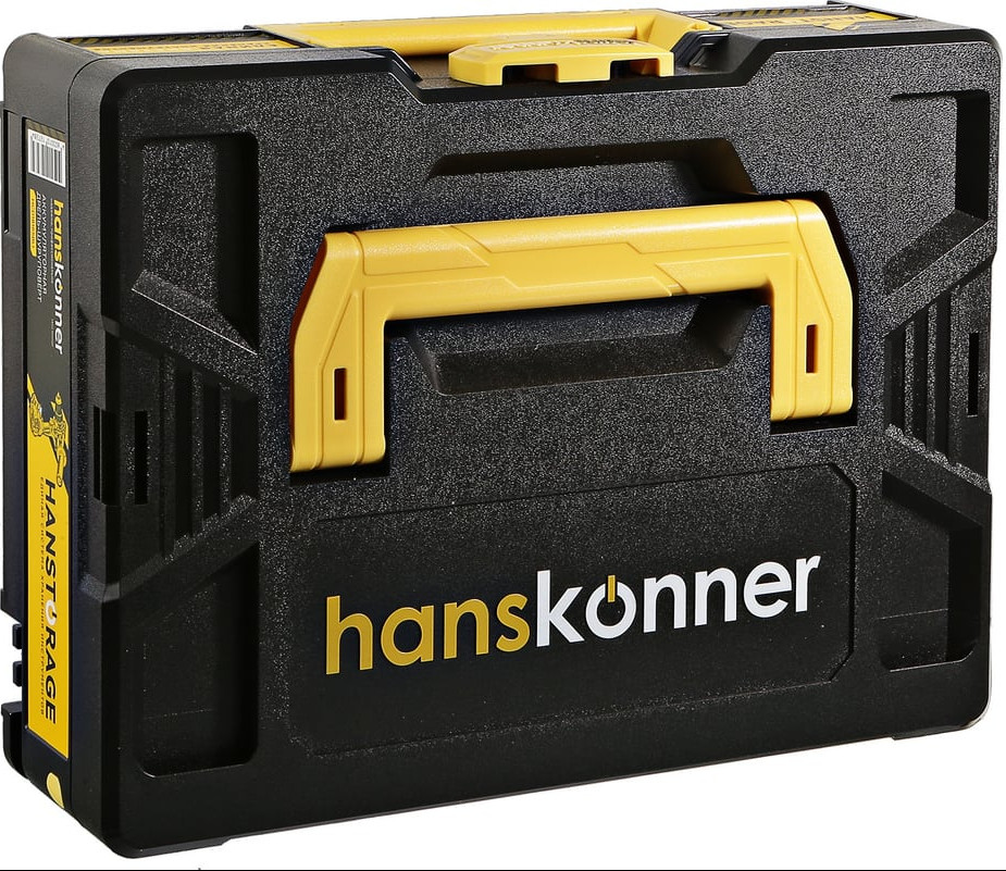 Ударная дрель-шуруповерт Hanskonner HCD18165BLI (с 2-мя АКБ, кейс)