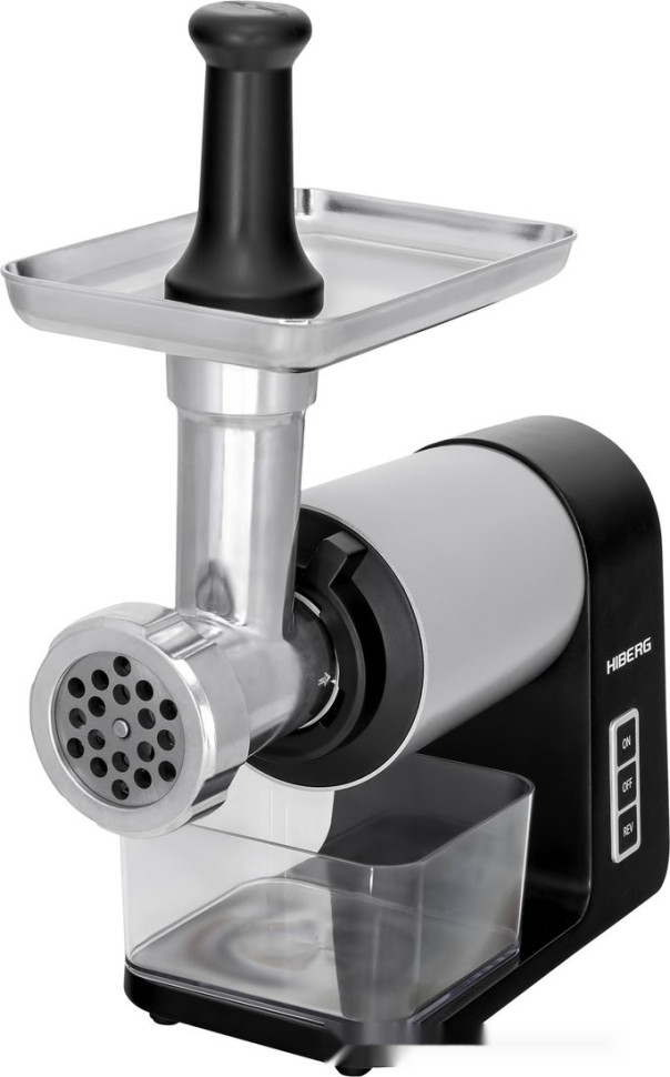 Мясорубка HIBERG MG 990 BS (черный/серебристый)