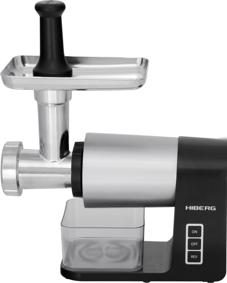 Мясорубка HIBERG MG 990 BS (черный/серебристый)