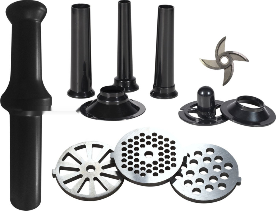 Мясорубка HIBERG MG 990 BS (черный/серебристый)