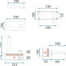 Смеситель Rea Oval + Box B8860 (черный)