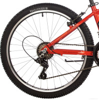 Велосипед Novatrack Extreme 21 V 2024 24AHV.EXTREME.11RD4 (красный)