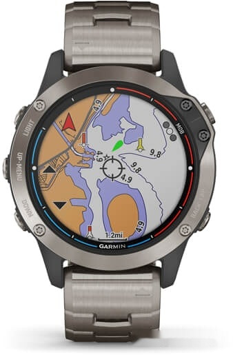 Умные часы Garmin Quatix 6 47 мм (титановый)