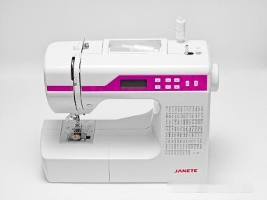 Электромеханическая швейная машина Janete 2600A (розовый)