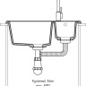 Кухонная мойка GranFest QUARZ Z-09 (темно-серый)
