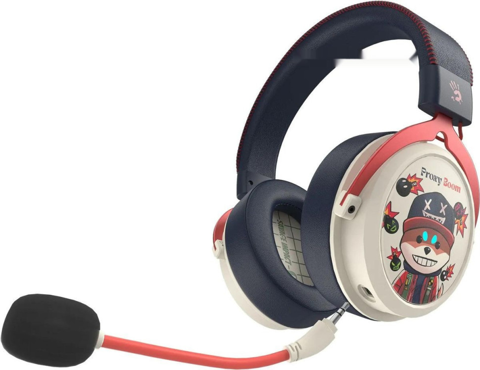 Наушники A4Tech Bloody MR595 Proxy Boom (бежевый)