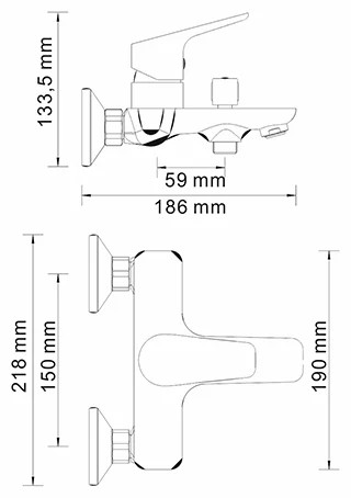 Смеситель Wasserkraft Lippe 4501