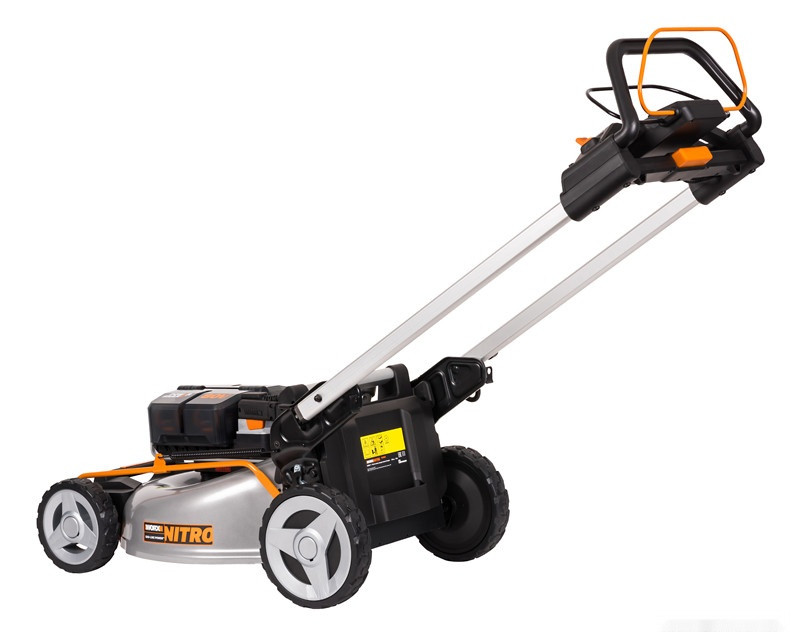 Газонокосилка Worx WG761E (с 4-мя АКБ)