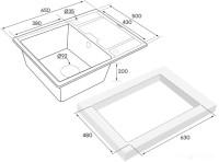 Кухонная мойка Paulmark Weimar PM216550-GRM
