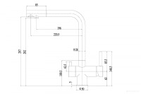 Смеситель ARFEKA AF SDS-03SS304 SATIN