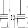 Ершик для унитаза Hansgrohe Logis Universal 41722000