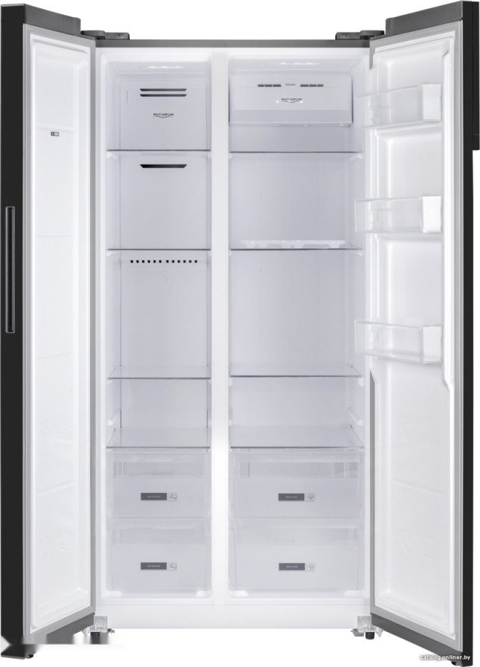 Холодильник side by side Weissgauff WSBS 600 BeG NoFrost Inverter