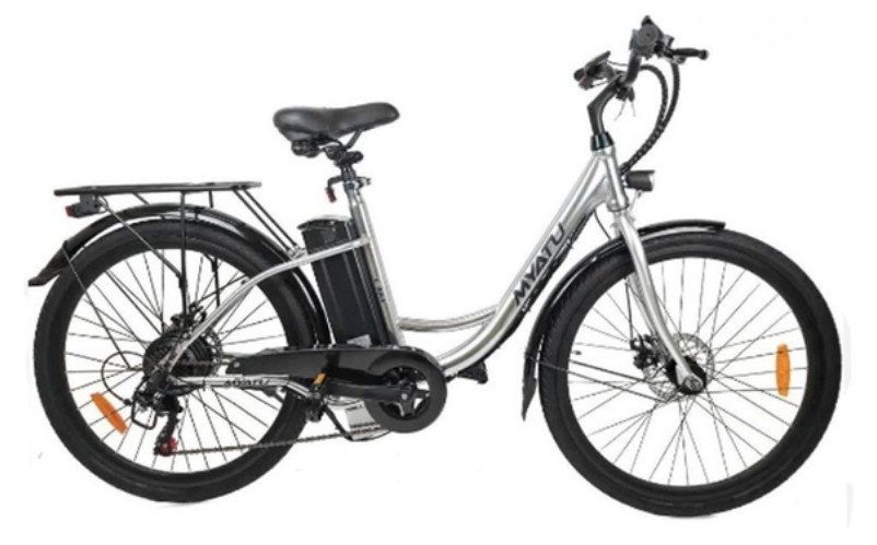 Электровелосипед Myatu Ancheer C0126 (серебристый)
