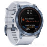 Умные часы Garmin Fenix 7X Sapphire Solar 51 мм (голубой минерал/белый камень)
