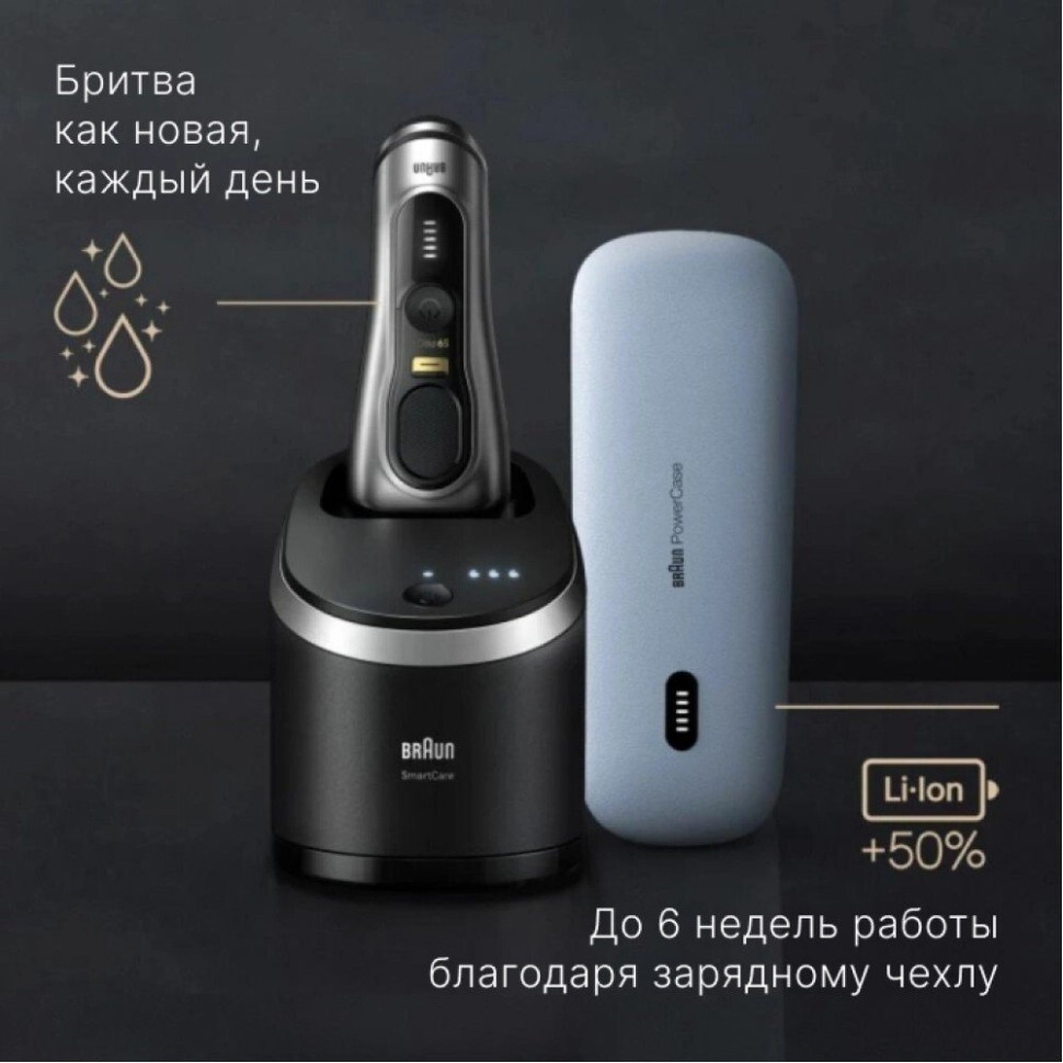 Электробритва мужская Braun Series 9 Pro+ 9675cc