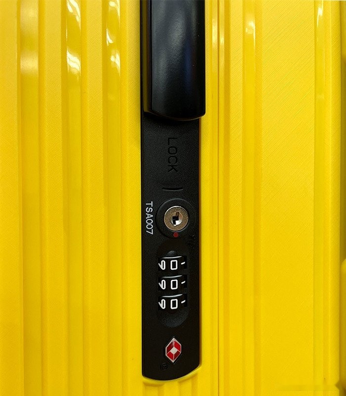 Чемодан DoubleW 005# (S, желтый)