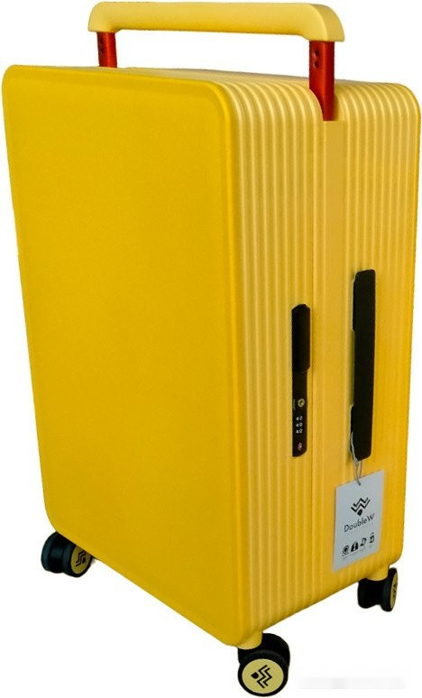Чемодан DoubleW 005# (S, желтый)
