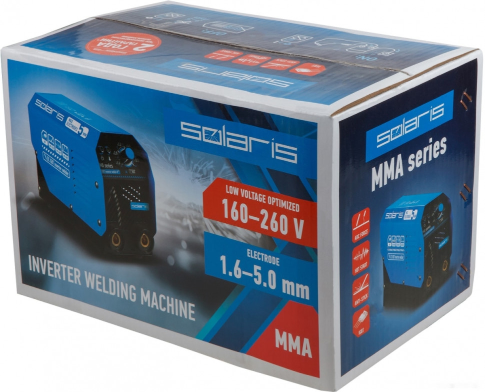 Сварочный инвертор Solaris MMA-250D