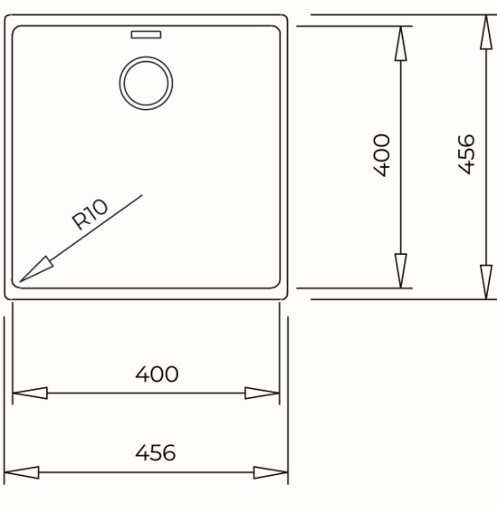 Кухонная мойка Teka Radea R10 40.40 M-TG (темно-серый)