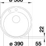 Кухонная мойка Blanco RIONA 45 кофе