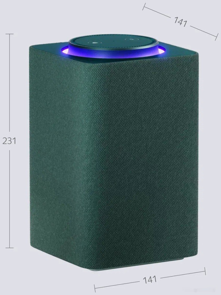 Умная колонка Яндекс Станция Макс (с хабом умного дома Zigbee, зеленый)