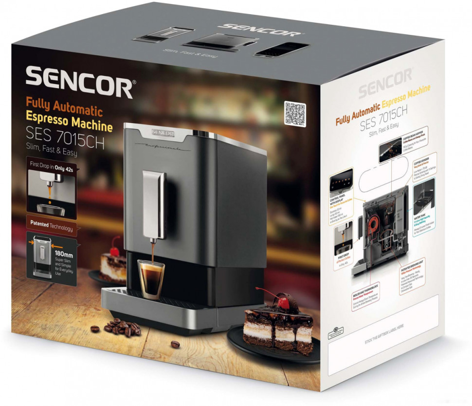 Эспрессо кофемашина Sencor SES 7015CH