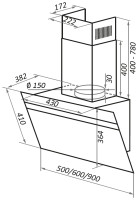 Вытяжка Maunfeld Medway 60 (черный/сатин)