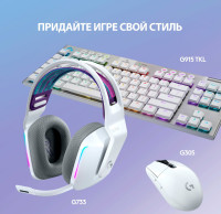 Наушники Logitech G733 Lightspeed Wireless (белый)