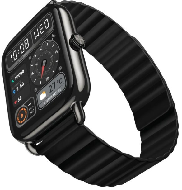 Умные часы Haylou RS4 Plus LS11 (черный, с магнитной застежкой)