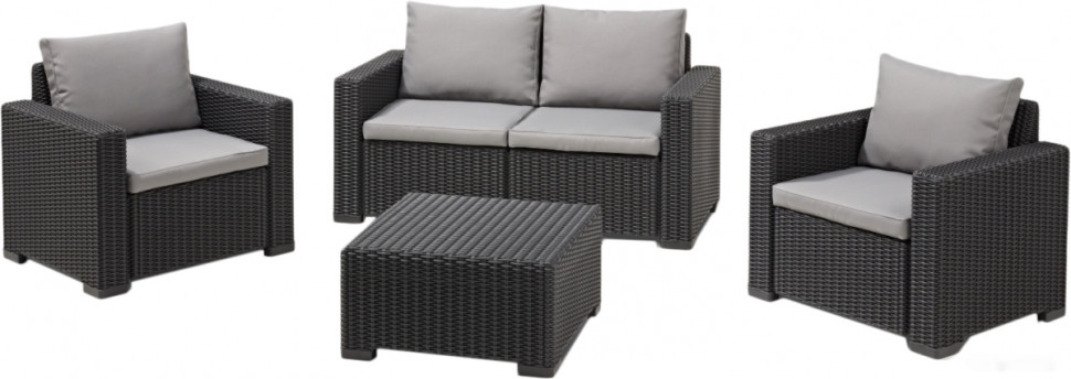 Набор садовой мебели Keter California 2 Seater (графит)