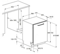 Посудомоечная машина Maunfeld MLP60734AO Light Beam