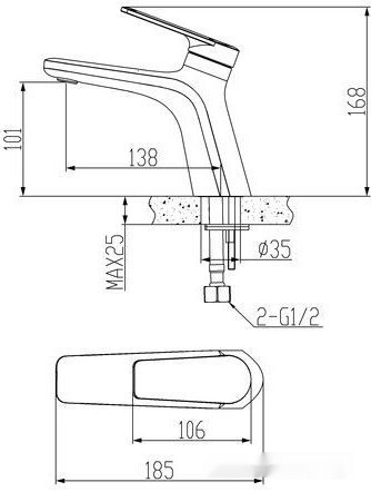 Смеситель ESKO Baku BK 26
