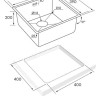 Кухонная мойка Paulmark Gerberg PM214444-GM