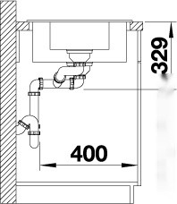 Кухонная мойка Blanco Legra 6S Compact 521303 (алюметаллик)