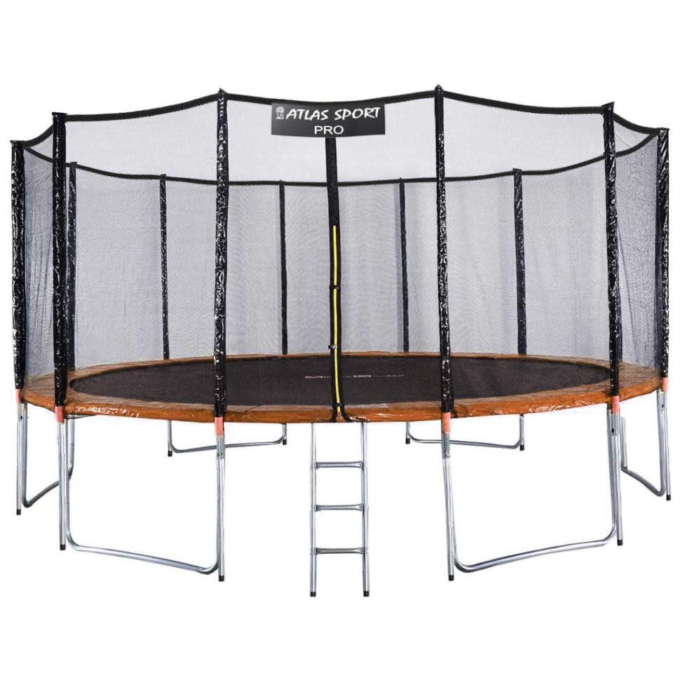 Батут Atlas Sport 490 см (16ft) Pro ORANGE