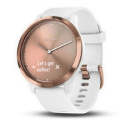Фитнес-браслет Garmin Vivomove HR Sport S/M (Rose Gold-White)