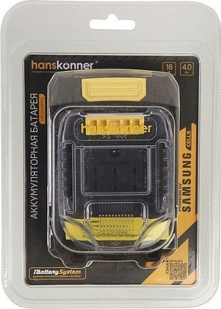 Аккумулятор для инструмента Hanskonner HBP2004PRO (18В/4 Ah)