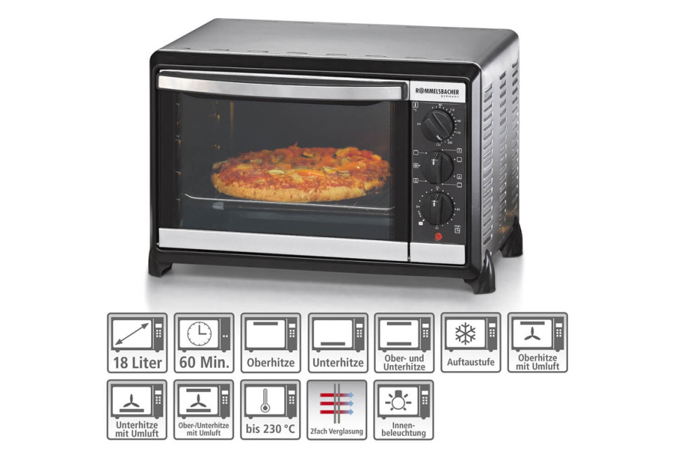 Мини-печь Rommelsbacher BG 1055/E