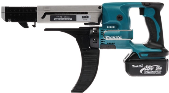 Шуруповерт для гипсокартона Makita DFR750RFE (с 2-мя АКБ, кейс)