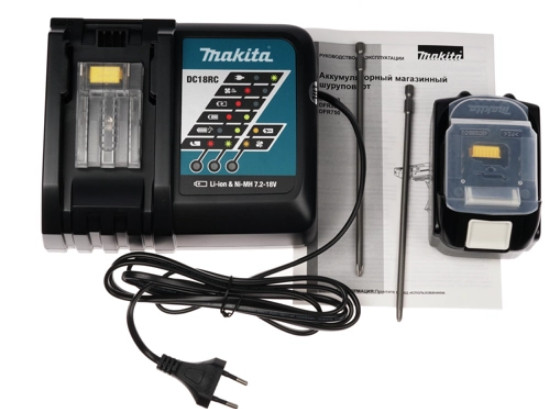 Шуруповерт для гипсокартона Makita DFR750RFE (с 2-мя АКБ, кейс)