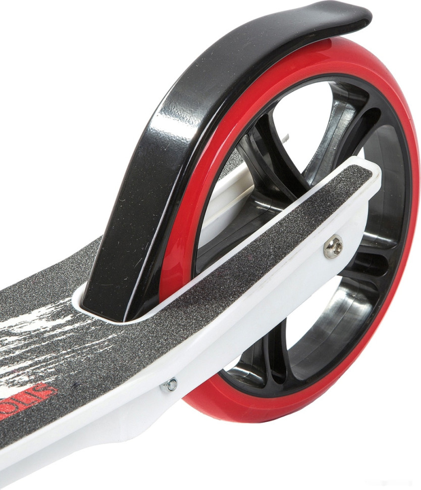 Самокат Novatrack Polis 230P.POLIS.RD9 (белый/красный)