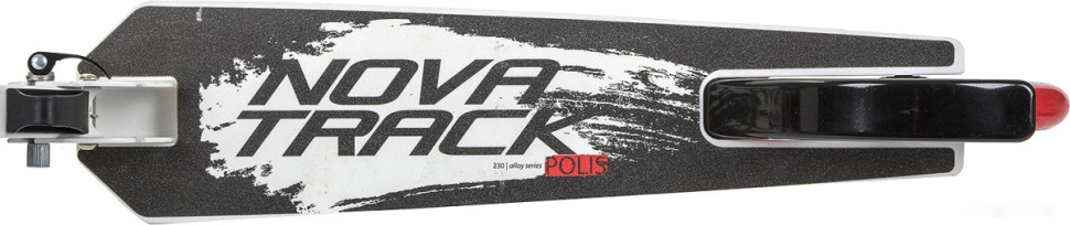 Самокат Novatrack Polis 230P.POLIS.RD9 (белый/красный)