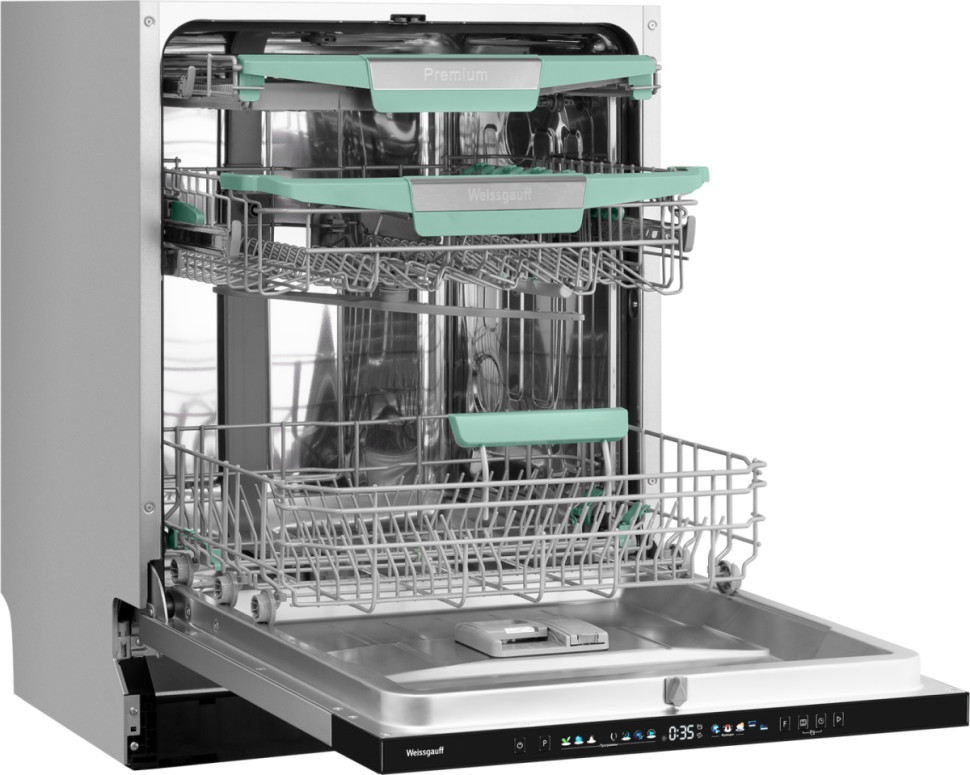 Посудомоечная машина Weissgauff BDW 6140 Ultra Real Autoopen Infolight