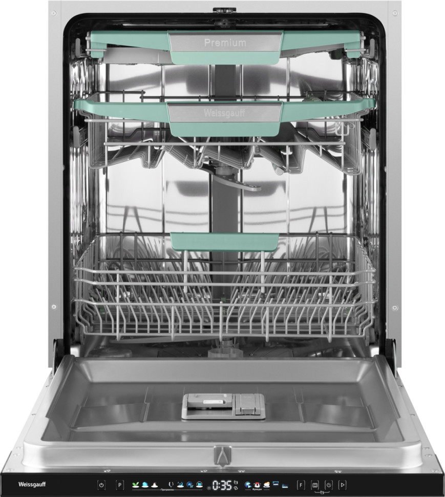 Посудомоечная машина Weissgauff BDW 6140 Ultra Real Autoopen Infolight