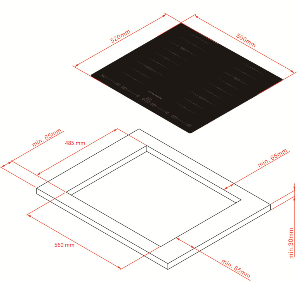 Варочная панель Kuppersberg ICS 644